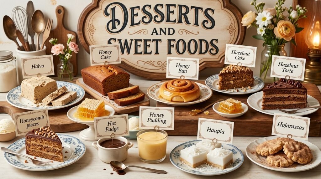 Desserts and Sweet Foods