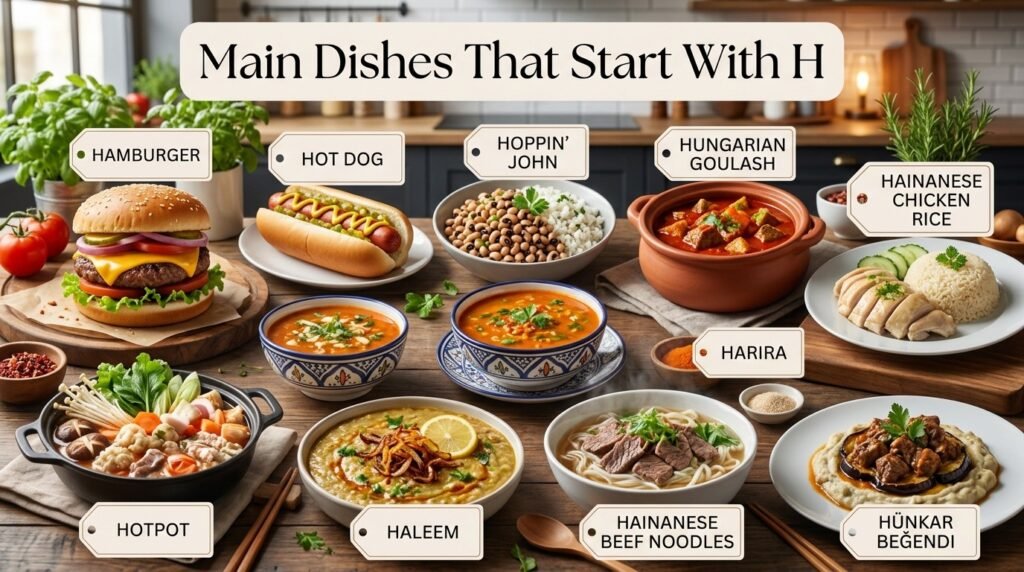 Main Dishes That Start With H