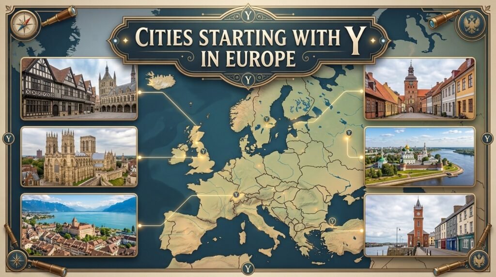 Cities Starting With Y in Europe