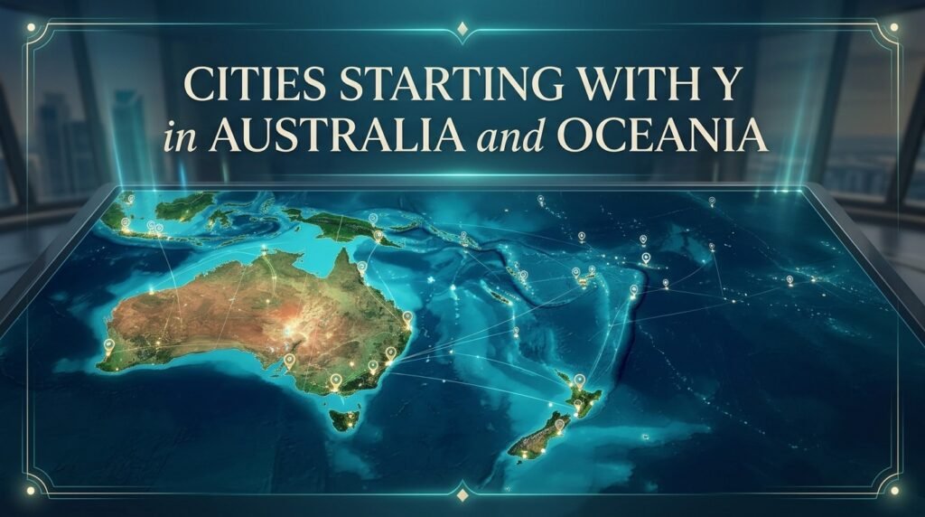 Cities Starting With Y in Australia and Oceania