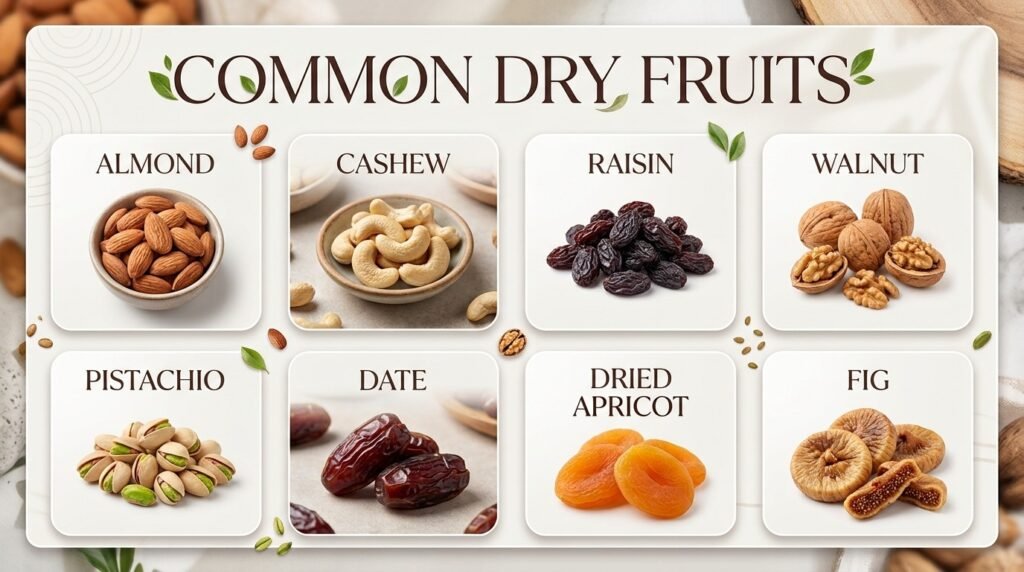 Common Dry Fruits