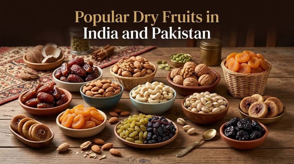 Popular Dry Fruits in India and Pakistan
