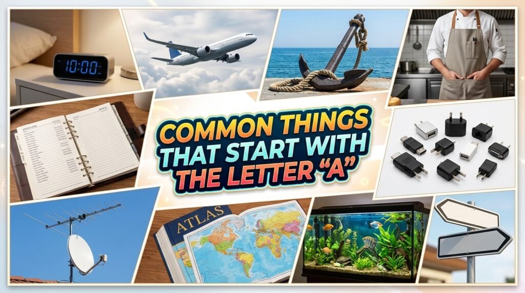 Common Things That Start With the A