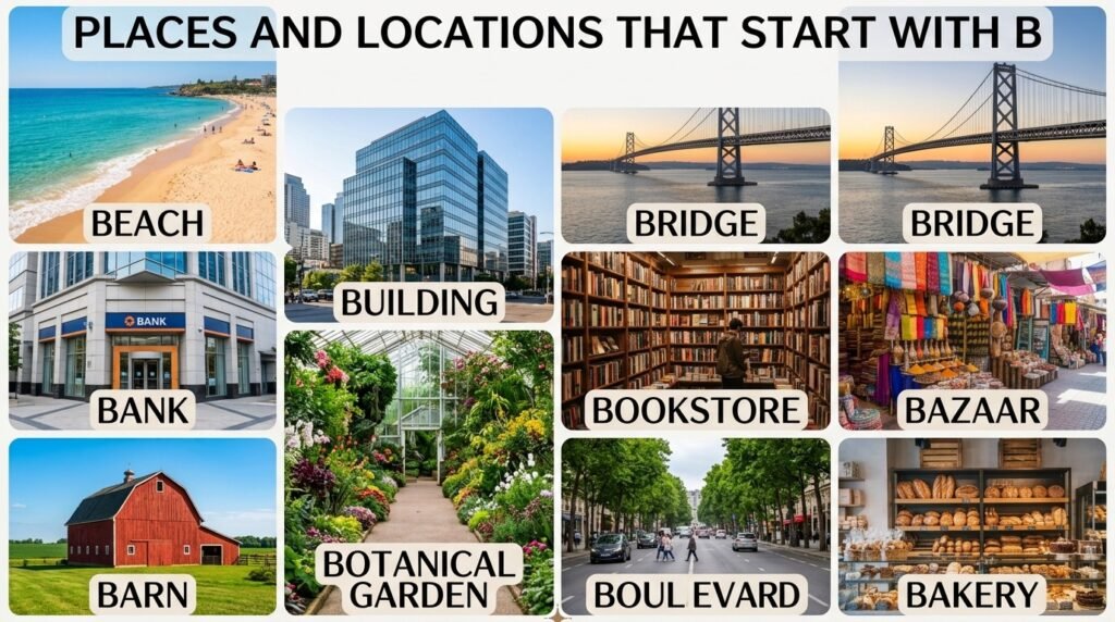 Places and Locations That Start With B