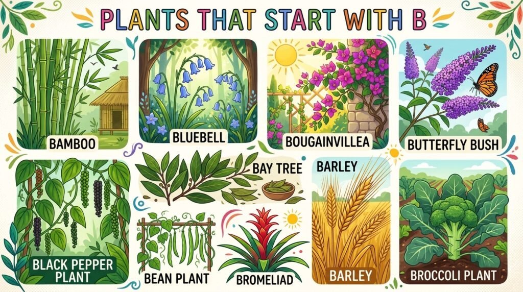 Plants name
