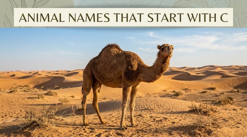 Animal Names That Start With C