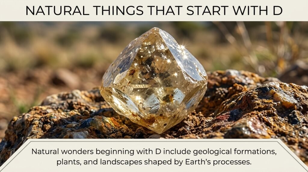 Natural Things That Start With D