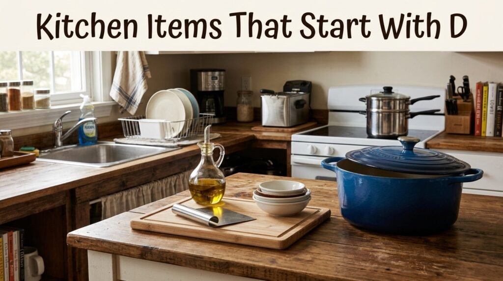 Kitchen Items That Start With D