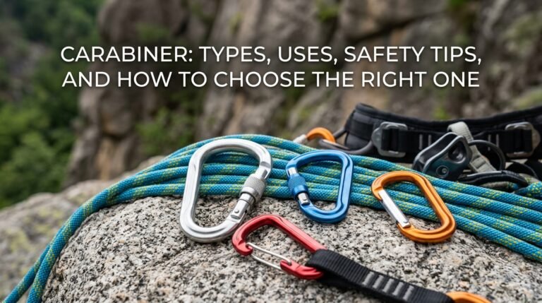Carabiner: Types, Uses, Safety Tips, and How to Choose the Right One