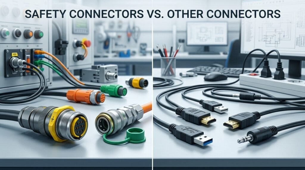 Safety connectors vs. Other Connectors