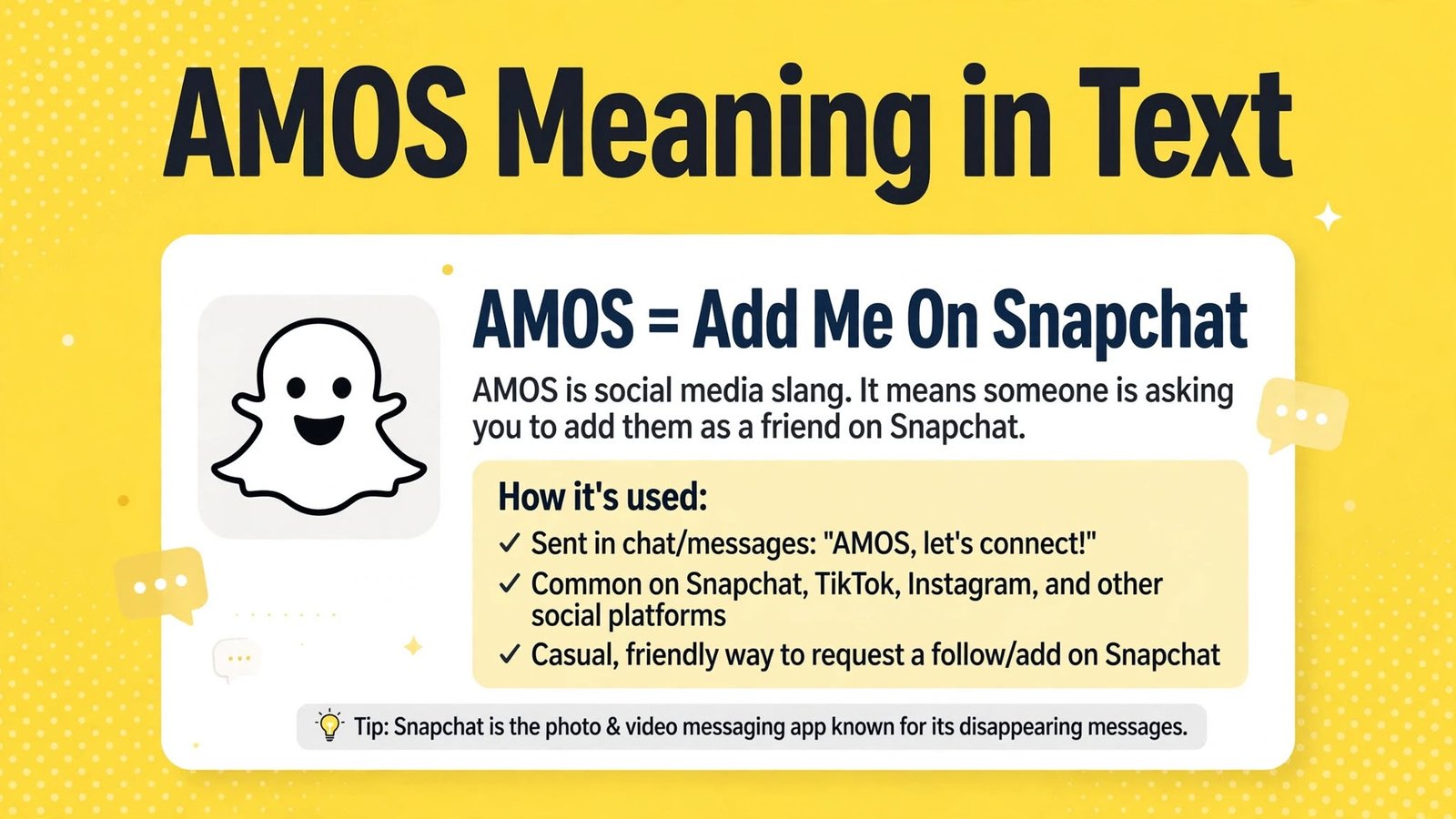 AMOS Meaning in Text: Simple Examples and Uses