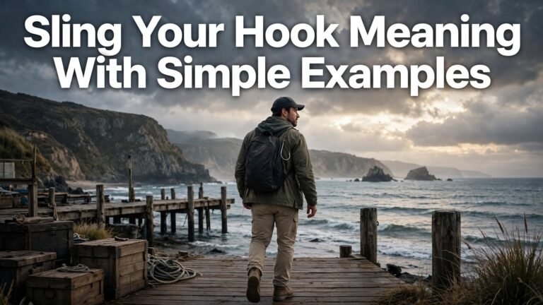 Sling Your Hook Meaning With Simple Examples