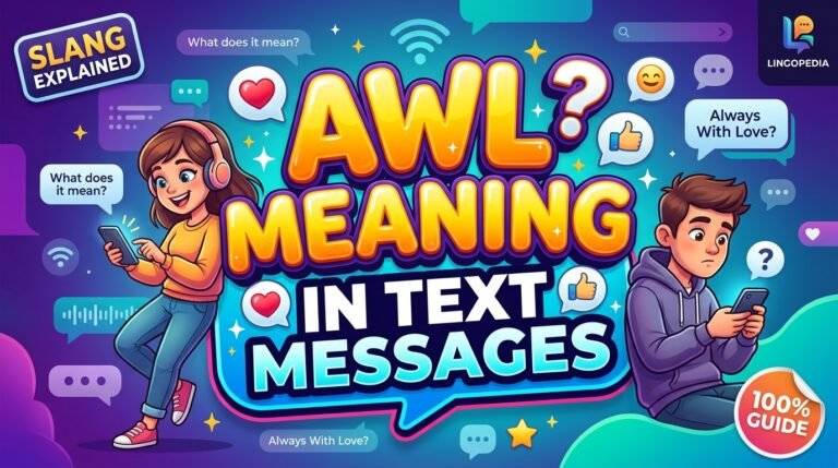 AWL Meaning in Text Messages: Easy Examples to Understand