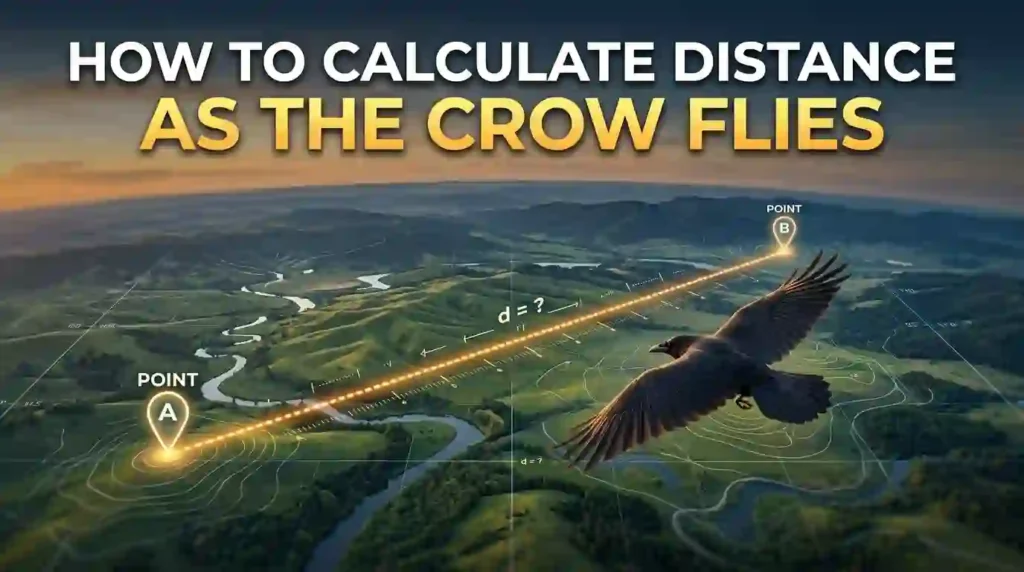How to Calculate Distance As the Crow Flies