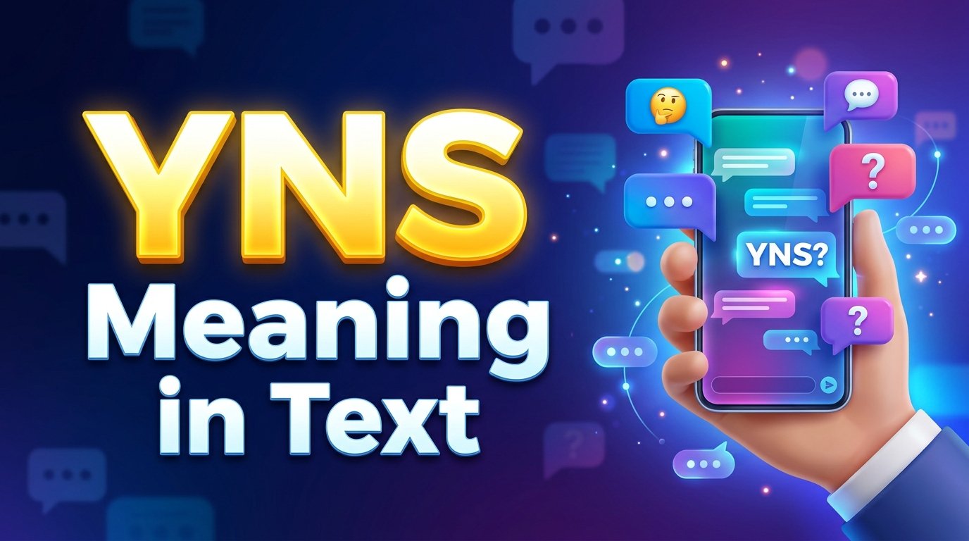 YNS Meaning in Text: Simple Explanation and Examples