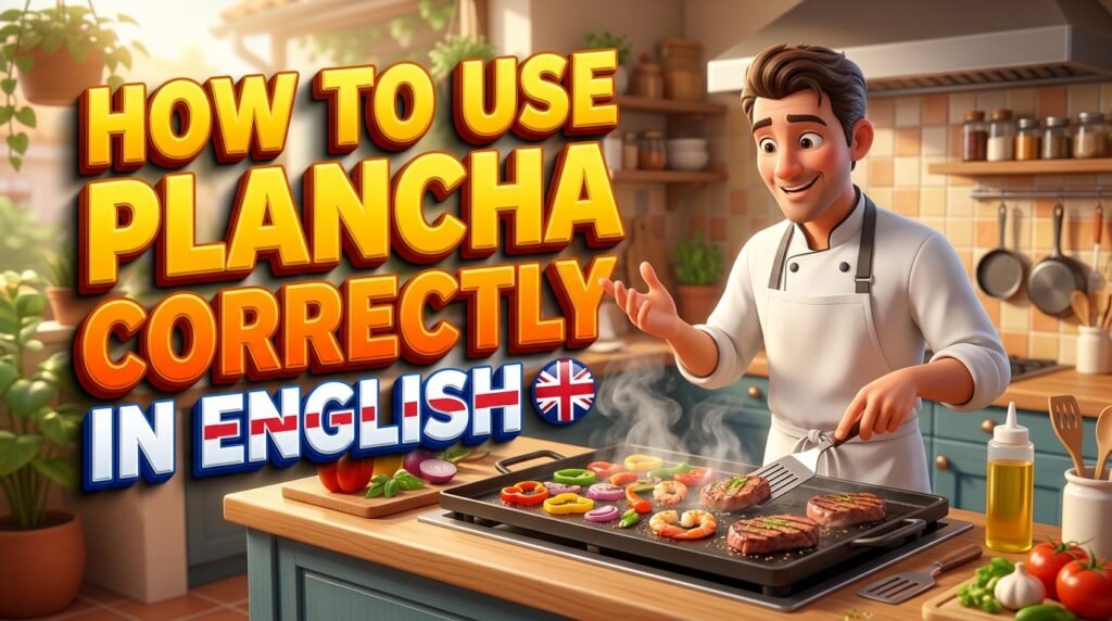 How to Use Plancha Correctly in English