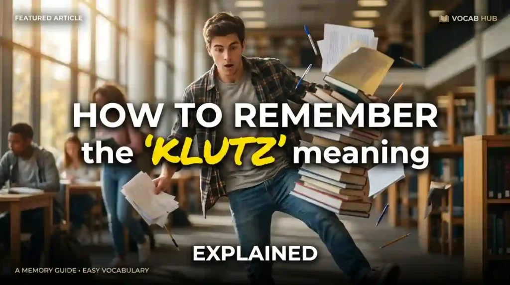 How to Remember the klutz meaning explained